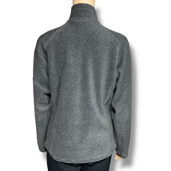 Columbia Womens Full Zip Casual Outdoor Fleece Sweatshirt Jacket Gray Small - Picture 4 of 11